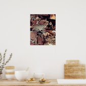 Pieter Bruegel Elder - Triumph der Todesdetails Poster (Küche)