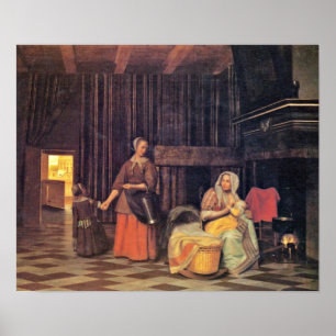 Pieter Bruegel Elder - Zählung von Bethlehem Detai Poster