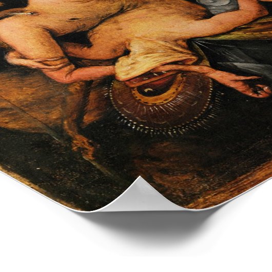 Pieter Bruegel Fall der Engel der Rebellen Malerei Poster (Ecke)