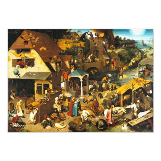 Pieter Bruegel Fotodruck (Vorne)