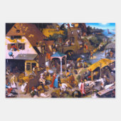 Pieter Bruegel Geschenkpapier Set (Vorderseite 2)