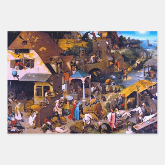 Pieter Bruegel Geschenkpapier Set (Vorderseite 2)