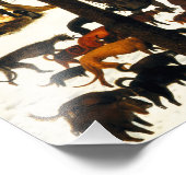 Pieter Bruegel Hunters im Schnee Fotodruck (Ecke)