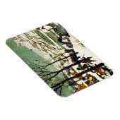 Pieter Bruegel Hunters im Schneemagnet Magnet (Rechte Seite)