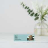 Pieter Bruegel ist der "kleine" Turm von Babel Mini Visitenkarte (Stehend Vorderseite)