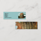 Pieter Bruegel ist der "kleine" Turm von Babel Mini Visitenkarte (Vorne/Hinten)