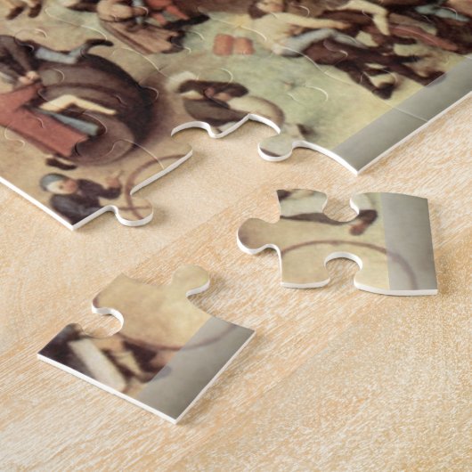 Pieter Bruegel - Kindersspiel Puzzle (Seite)