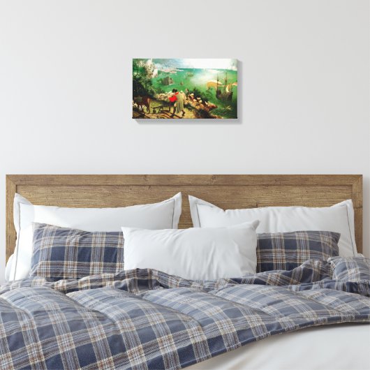 Pieter Bruegel Landschaft mit dem Fall von Icarus Leinwanddruck (Insitu (Schlafzimmer))