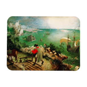 Pieter Bruegel Landschaft mit dem Fall von Icarus Magnet