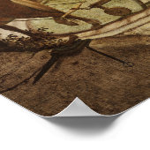 Pieter Bruegel Landschaft mit dem Fall von Icarus Poster (Ecke)