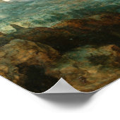 Pieter Bruegel - Landschaft mit Flug nach Ägypten Poster (Ecke)