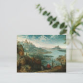 Pieter Bruegel - Landschaft mit Flug nach Ägypten Postkarte (Stehend Vorderseite)