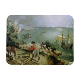 Pieter Bruegel - Landschaftsfall von Icarus Magnet
