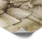 Pieter Bruegel the Ältere - Die Imker Poster (Ecke)