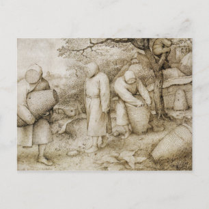 Pieter Bruegel the Ältere - Die Imker Postkarte