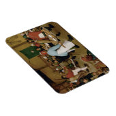 Pieter Bruegel the Elder - Bauernhochzeit Magnet (Rechte Seite)