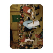 Pieter Bruegel the Elder - Bauernhochzeit Magnet (Vertikal)