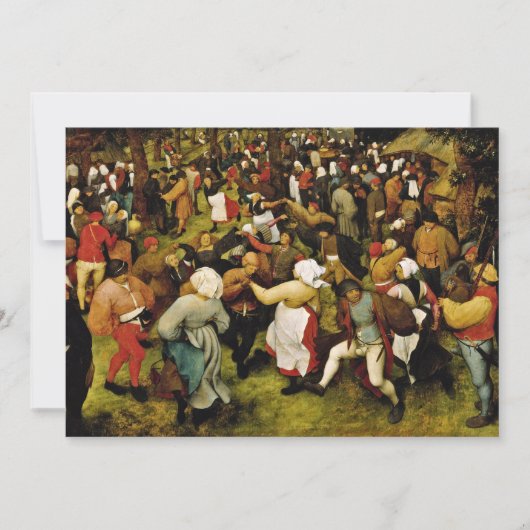 Pieter Bruegel The Elder - Der Hochzeitstanz (Vorderseite)