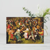 Pieter Bruegel The Elder - Der Hochzeitstanz (Stehend Vorderseite)