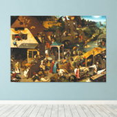 Pieter Bruegel the Elder - Die niederländischen Sp Leinwanddruck (Insitu (Holzboden))
