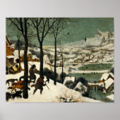 Pieter Bruegel the Elder - Hunters in the Snow Poster (Vorne)
