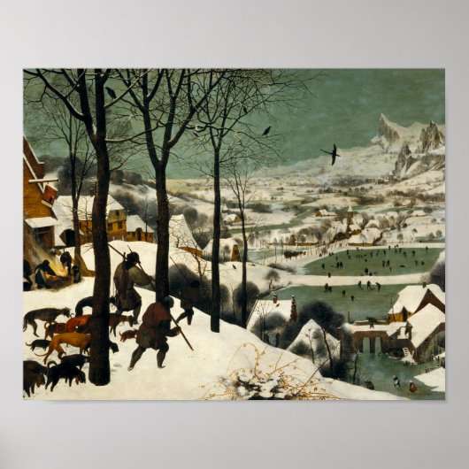 Pieter Bruegel the Elder - Hunters in the Snow Poster (Vorne)
