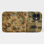 Pieter Bruegel the Elder - Kinderspiele Case-Mate iPhone Hülle (Rückseite (Horizontal))