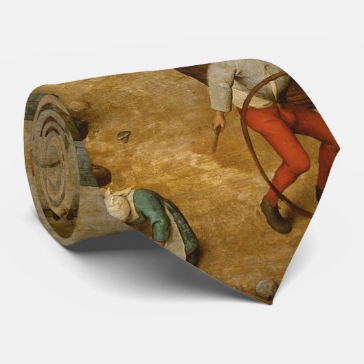 Pieter Bruegel the Elder - Kinderspiele Krawatte (Gerollt)