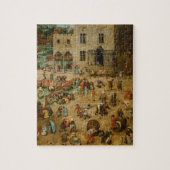 Pieter Bruegel the Elder - Kinderspiele Puzzle (Vertikal)