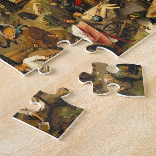 Pieter Bruegel the Elder - Niederländische Sprichw Puzzle (Seite)