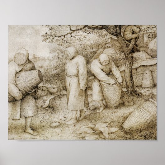 Pieter Bruegel the Elder - The Beekeepers Poster (Vorne)