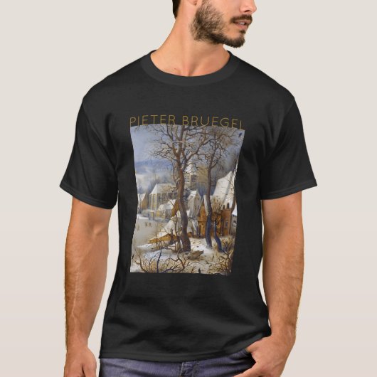 Pieter Bruegel The Elder - Winterlandschaft mit B T-Shirt (Vorderseite)