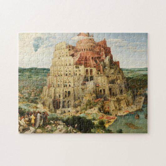 Pieter Bruegel The Tower Of Babel Renaissance Art Puzzle (Horizontal)