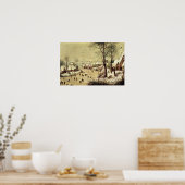 Pieter Bruegel-Winter Landschaft mit Skatern Poster (Küche)