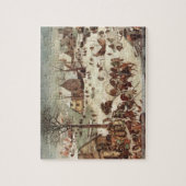 Pieter Bruegel - Zählung in Bethlehem Puzzle (Vertikal)