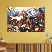 Pieter Bruegels "Der Fall der Engel der Rebellen" Leinwanddruck (Insitu (Wohnzimmer))