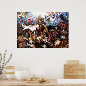 Pieter Bruegels "Der Fall der Engel der Rebellen" Poster (Küche)