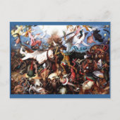 Pieter Bruegels "Der Fall der Engel der Rebellen" Postkarte (Vorderseite)