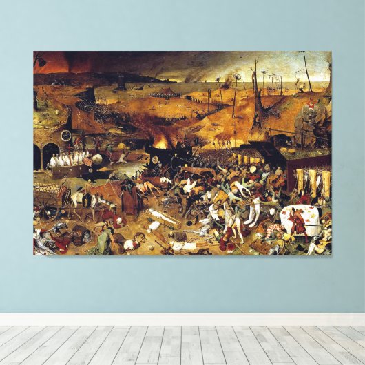 Pieter Bruegels Der Triumph des Todes (1562) Leinwanddruck (Insitu (Holzboden))