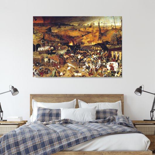 Pieter Bruegels Der Triumph des Todes (1562) Leinwanddruck (Insitu (Schlafzimmer))