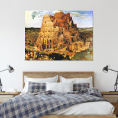 Pieter Bruegels "Der Turm von Babel" (ca. 1563) Leinwanddruck (Insitu (Schlafzimmer))