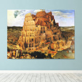 Pieter Bruegels "Der Turm von Babel" (ca. 1563) Leinwanddruck (Insitu (Holzboden))