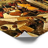 Pieter Bruegels "Der Turm von Babel" (ca. 1563) Poster (Ecke)