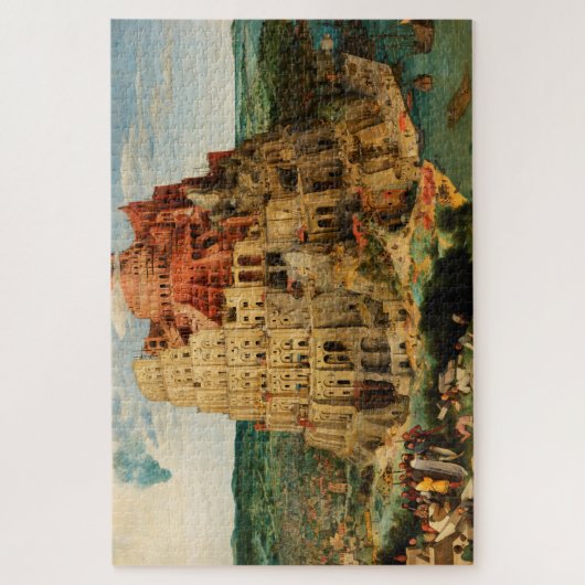 Pieter Bruegels "Der Turm von Babel" (ca. 1563) Puzzle (Vertikal)