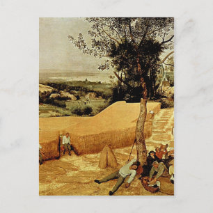 Pieter Bruegels Die Ernte (1565) Postkarte