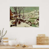 Pieter Bruegels Die Jäger im Schnee - 1565 Poster (Küche)