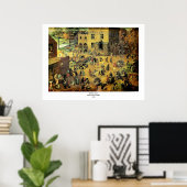 Pieter Bruegels "Kinderspiele" - 1560 Poster (Heimbüro)