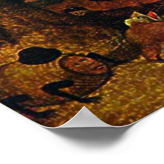 Pieter Bruegels Mad Meg (Dulle Griet) (1563) Poster (Ecke)