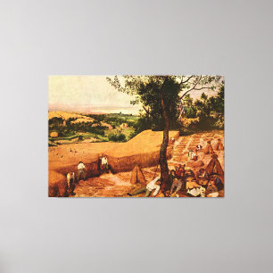 Pieter Bruegel's The Harvesters (1565) Leinwanddruck