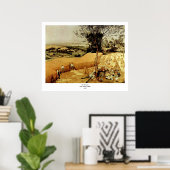 Pieter Bruegel's The Harvesters (1565) Poster (Heimbüro)
